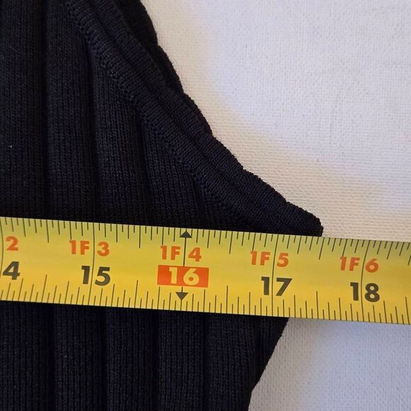 NWT Merokeety Womens Knit Sleeveless Fit And Flare Sweater Dress Black XL - Picture 10 of 13